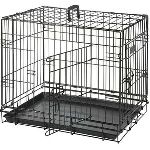 Nobby Transportkooi opvouwbaar zwart L x B x H: 78 x 55 x 62 cm