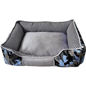 NOBBY Komfortbett eckig Classic ELIO Komfortbett eckig Classic ELIO blau camouflage 60 x 50 x 18 cm