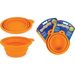 Nobby eetbak silicone oranje - 2 st à 670 ml