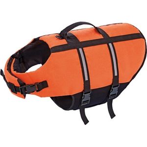Zwemvest Hond – Maat M - Reddingsvest Hond – Hondenzwemvest – Voor Honden tot 25 KG - Oranje
