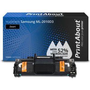 PrintAbout  Toner ML-2010D3 Zwart geschikt voor Samsung