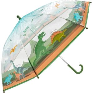 BB jongens paraplu Dinosaurus transparant 70 cm