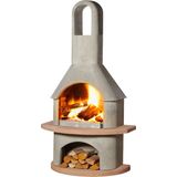 Buschbeck Grillkamin "Carmen", BxTxH: 110x65x203 cm