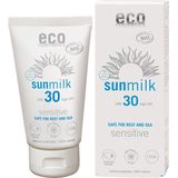 eco cosmetics - Sensitive Zonnemelk - SPF 30 - 75 ml