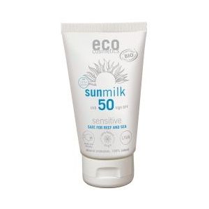eco cosmetics - Sensitive Zonnemelk - SPF 50 - 75 ml