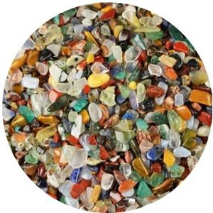 Maulwurf – Geschenke aus der Natu Mengsel van veelkleurige gepolijste stenen, 03-07 mm lang (C2), 1000 g