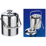 Haushalt 14036 ijsemmer met deksel en tang