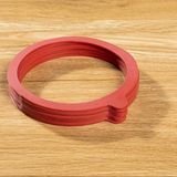 HI - Weckpot Inmaakringen - Rood - 10x - 11 cm - Rubber