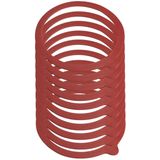 HI - Weckpot Inmaakringen - Rood - 10x - 11 cm - Rubber