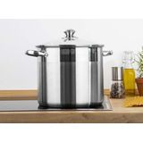 Hi Soeppan 10L - Glazen Deksel - RVS Metaal - Zilver