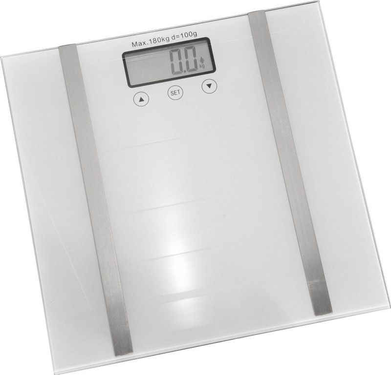 HI Lichaamsanalyseweegschaal zilverkleurig