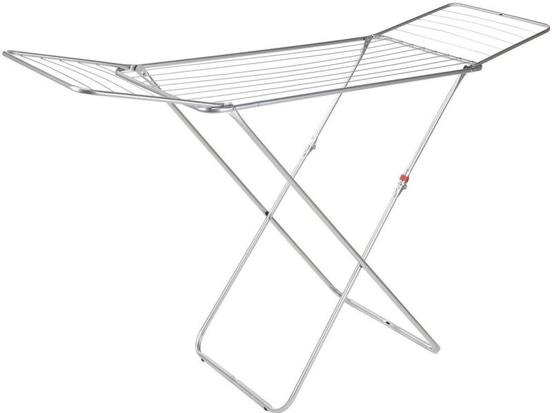 HI - Wasrek - Zilver - Metaal - 171 x 54 x 89 cm - Max 15 kg