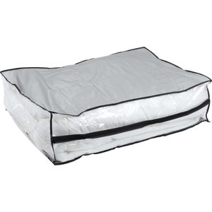 HI opbergtas/beschermhoes beddengoed/kleding - voor onder bed - 85 x 60 x 25 cm
