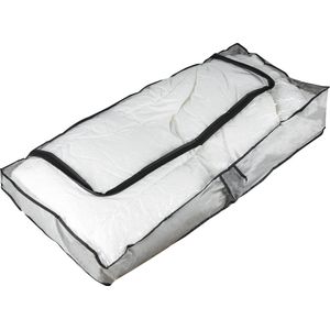 HI opbergtas/beschermhoes beddengoed/kleding - voor onder bed - 102 x 45 x 15 cm