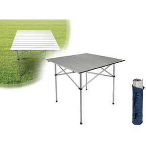 Aluminium Campingtafel - Inclusief opbergtas - Oprolbaar / Opvouwbaar - 80KG Draagvermogen - Stabiel & Lichtgewicht