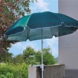 Parasolhouder - voor balkon - wit - metaal - 3,8 cm