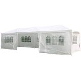 HI Partytent Met Zijwanden 3x9 M Wit - Stijlvolle en Ruime Feesttent