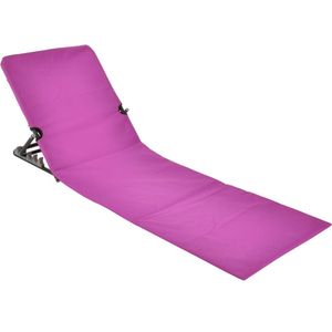 HI Opvouwbare PVC Strandmat Stoel - Roze