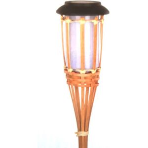 2 stuks elektrische fakkels / Led solar tuinfakkel 57 cm