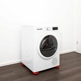 HI - Meubeltransportset - Rood en Zwart - PS, ABS en Staal - Draagvermogen 150 kg