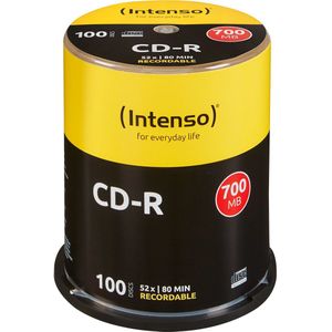 Intenso CD-R 700MB 52x - Spindel - 100 Stuks