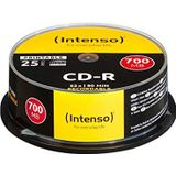 Intenso - Cd-R - 25 Stuks - 700 MB - 80 Minuten - Cakebox