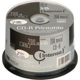 Intenso 1801125 CD R disc 700 MB stuk Spindel Bedrukbaar