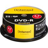 Intenso 4101154 DVD-R disc 4.7 GB 25 stuk(s) Spindel