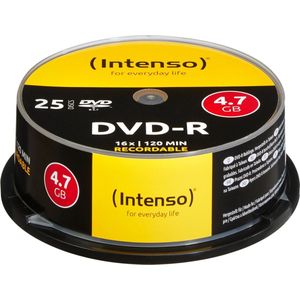 Intenso DVD-R 4.7GB 16x 25 Stuks Gebaksdoos