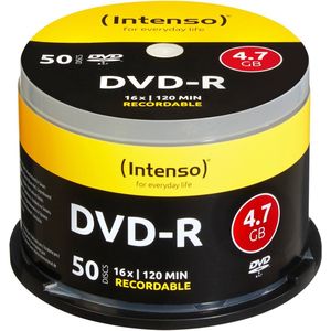 Intenso DVD-R 16x Speed 50er Spindel DVD-Rohlinge