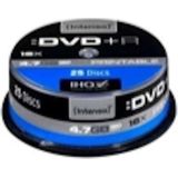 Intenso - 25x DVD+RW - Herschrijfbaar - 4.7GB - 16x Schrijfsnelheid