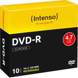 Intenso DVD-R Disc - 4.7 GB - 10 Stuks - Slimcase
