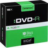 Intenso DVD-R Disc - 4.7 GB - 10 Stuks - Slimcase