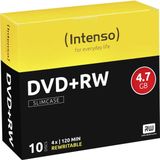 Intenso - Dvd+Rw 4,7GB - Optische Gegevensdrager - 10 Stuks
