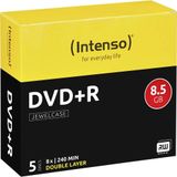 Intenso DVD+R DL 8.5GB - 5 Stuks Jewelcase