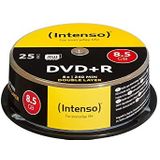 Intenso DVD+R 8,5 GB DL Double Layer 8x Speed - 25 Stuks Gebaksdoos