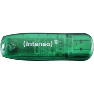 Intenso Rainbow Line USB-stick 8 GB Groen 3502460 USB 2.0