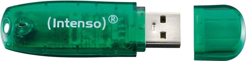 Intenso Rainbow Line 8GB USB Stick / Groen