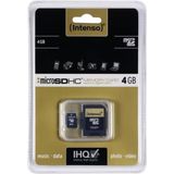 Intenso 3403450 flashgeheugen 4 GB MicroSDHC Klasse 4