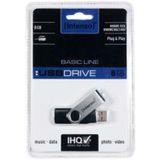 Intenso Basic Line 8 GB USB-Stick USB 2.0, Zilver/Zwart