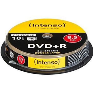 Intenso - 4381142 - DVD+R - 8,5 GB - Double Layer - Printable - 10 Stuks