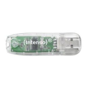 Intenso - Regenbooglijn - USB-stick - Transparant - 32 GB