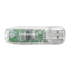 USB stick INTENSO Rainbow Line 32 GB Transparant 32 GB USB stick