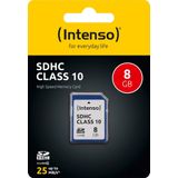 Intenso SDHC 8GB Class 10 geheugenkaart