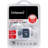 Intenso 8GB SDHC Class 10 SD Karte Geheugenkaart