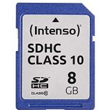 Intenso 3411460 SDHC-geheugenkaart (8 GB, klasse 10)