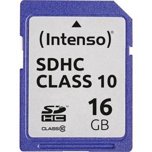 Intenso 16GB SDHC Class 10 SD-Karte - Geheugenkaarten