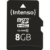 Intenso 8GB Micro SDHC 8GB Micro SDHC Class 10 flashgeheugen