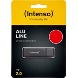 Alu Line USB stick 8GB USB antraciet
