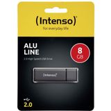 Intenso Alu Line USB-stick 8 GB Antraciet 3521461 USB 2.0